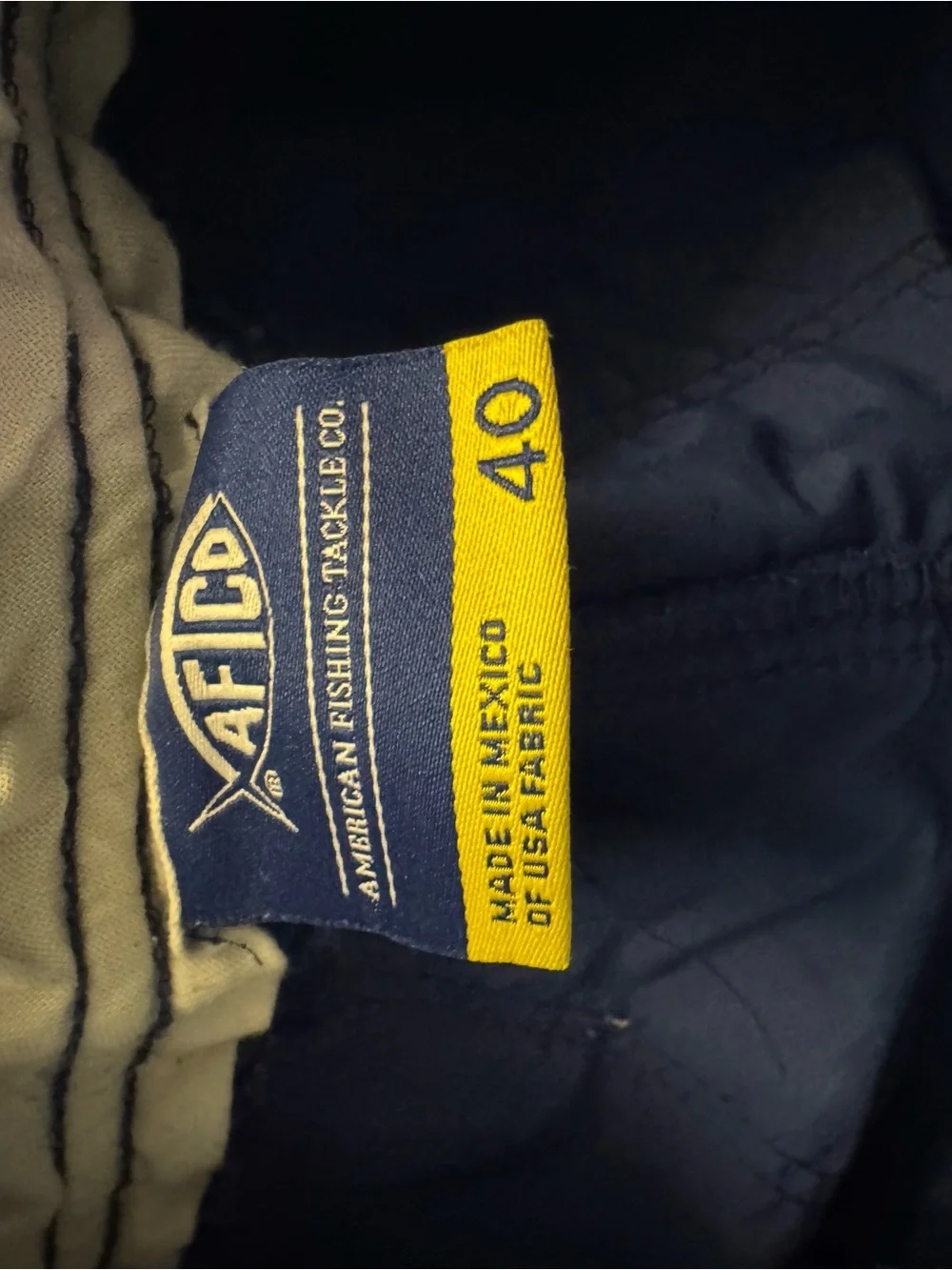 Aftco Men’s Original Fishing Shorts – Blue – Size 40